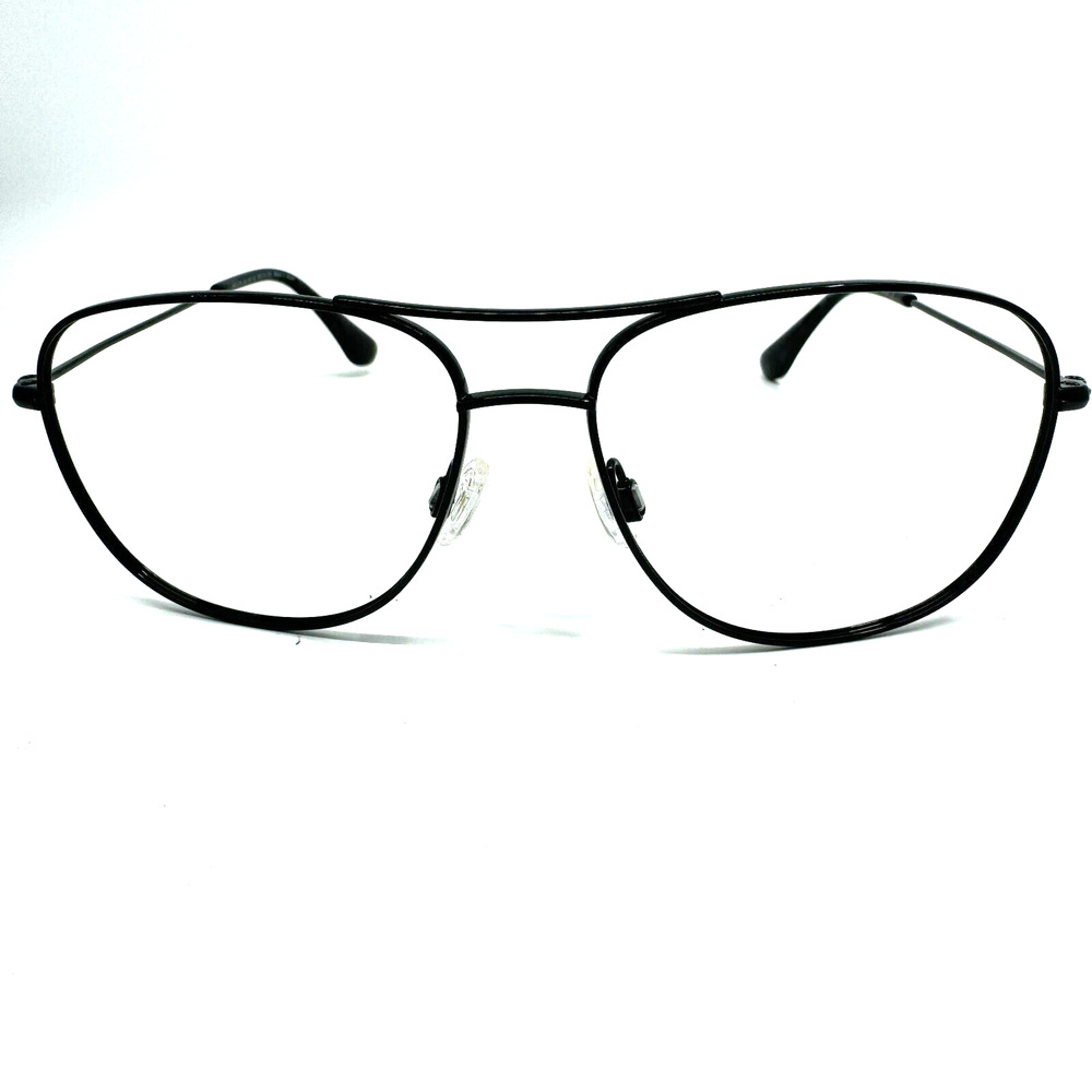 Maui Jim CliffHouse MJ-247-02 Titanium Black Aviator Sunglasses Frames H10400